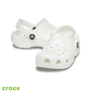 Crocs 卡駱馳 (童鞋) 幻彩經典小童克駱格- 209199-100_洞洞鞋