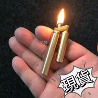 在飛比找蝦皮購物優惠-24H出🔥網紅同款純銅雙節棍砂輪防風煤油打火機黃銅盤龍棍煙型