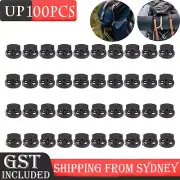 UP 100pcs Hole Stopper Cord Lock Bean Toggle Clip Apparel Shoelace Cord Lanyard