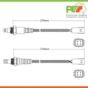 2x New * OEM * Pre-Cat & Post-Cat Oxygen Sensors For Nissan Maxima J32 2.5L