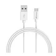 Verbatim 66579 1m Micro-USB Charge & Sync Cable Supports QC 2.0 and 3.0 - Whi...