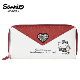 凱蒂貓 信封造型 長夾 皮夾 錢包 Hello Kitty 三麗鷗 Sanrio
