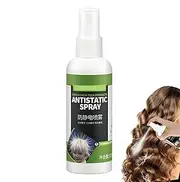Anti Static Spray for Clothes | Static Spray for Hair 100ml - Portable Fabric Spray Travel Size for Hair, Clothes, Fabrics, Linens, Blankets, Rugs