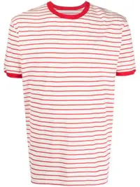 在飛比找Farfetch優惠-stripe-print short-sleeved T-s