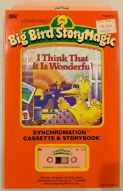 1986 Vintage SEALED Big Bird STORY MAGIC I Think That It Is Wonderful StoryMagic