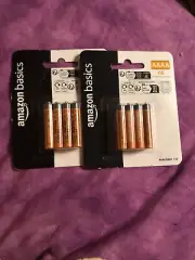 16 AAAA BATTERY LR61 1.5V 8 COUNT BATTERIEs 2 pack