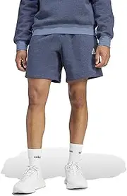 [adidas] KNR06 Men's Seasonal Essentials Melange Shorts, Legend Ink Melange (IN7124), 2L