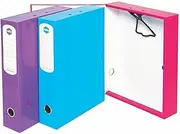 Marbig 8008801A Box File Heavy Duty Foolscap 75mm Blue