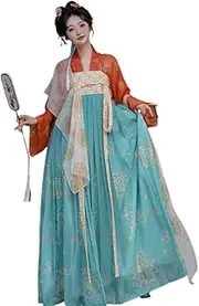AIMALL Changle Tang Style Hanfu Women's Summer Fairy Style Chest-Length Skirt Set, S-XL, 2 Colours