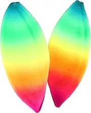 Rainbow Bouncing Balls for Boys and Girls 21cm Soft PVC Playground Balls for Games Physical Activities