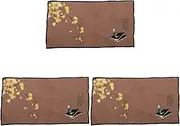 STOBOK Pcs Cotton Kitchen Tea Towel Embroidered Vintage Towel for Teapot Cleaning Home Decor Set