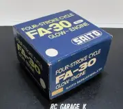 SAITO FA-30 ABC 5cc open rocker 4 stroke glow engine for R/C airplane, new f/s
