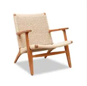 Winnipeg & Sons String Weave & Teak Easy Chair