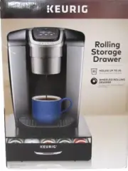 KEURIG Under Brewer Rolling Drawer Storage Holds 35 K-Cup Coffee Pod NEW IN BOX