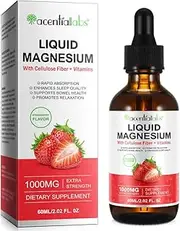 Liquid Magnesium Drops – Ionic Magnesium Supplement Supports Sleep, Muscle Recovery & Energy – Plant-Based, Vegan, Fast Absorption - 60ml