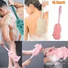 17" Bath Brush Loofah Shower Sponge Long Handle Back Scrubber Body Exfoliating