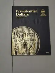WHITMAN Presidential Dollar Number 2 Volume Two 2012-2017 Folder Album #2182