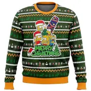 Homer Bush Meme The Simpsons Ugly Christmas Sweater Christmas Sweater Gift Santa Claus Pullover Men 3d Sweatshirt And Top Autumn 3 L
