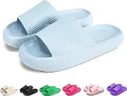 [YAQUEKOU] Bathing Shoes Boys Girls Original Slippers Bathing Slippers Cloudyzz Slippers Cloud Slippers Unisex Children's Home Slippers Non-Slip Mules Summer Garden Flip Flops, 01K, 30/31 EU