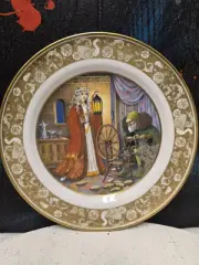 The Grimm's Fairy Tales Plates set of 11 24Kt Gold 8" Franklin Porcelain