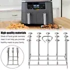 Air Fryer Skewer Stand Rectangle Stainless Steel Kabobs Skewers Rack Vertical❆