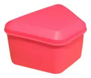 Pureline Oralcare Denture Bath Container Hot Pink For Upper & Lower NEW