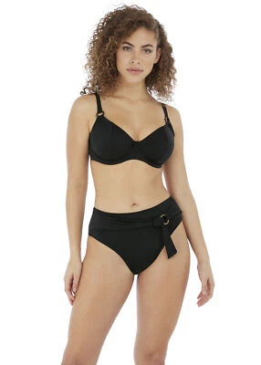 FREYA COCO WAVE UNDERWIRE PLUNGE BIKINI TOP & HIGH WAIST BRIEF SET SIZE 30F / 8F