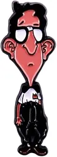 [Pinstant] Bernard Bernoulli Day of the Tentacle Maniac Mansion Classic Vintage 80s Video Game 1.4" Enamel Pin Badge, 1.4 Inches, Enamel, metal