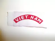 b0314 VIET-NAM Tab woven shoulder Hat patch RVN Vietnam IR9C