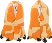 [LIFKOME] Dinosaur Slippers Plush Giraffe Fuzzy Winter Warm Soft Pajamas Shoes Indoor Floor Slippers Comfortable for Home
