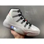 2024 AIR JORDAN 11 ADAPT 白色/黑色紅外線運動籃球鞋