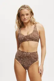 [Body] Body - Smoothing Plunge Front Bikini Top - Kat leopard 2XL KAT LEOPARD
