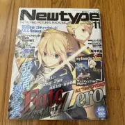 Newtype November 2011 Issue Maga Anime Manga FATE ZERO NEW w/ PLASTIC USA SHIP