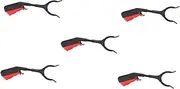 Homoyoyo 5pcs Lightweight Bin Grabber Tool Long Reach Trash Picker for Home Outdoor Cleaning Supplies