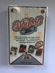 NEW Sealed 1991 Upper Deck MLB Baseball Wax Box