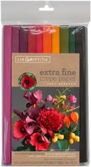 Lia Griffith Extra Fine Crepe Paper 10/Pkg-Enchanted Garden