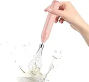 Electric Egg Beater, 3-Speed USB Charging Handheld Coffee Blender, 800mAh Rechargeable Battery, Automatic Frother Hot Chocolate, Egg Stirrer for Cooking, 3.5x3x18cm