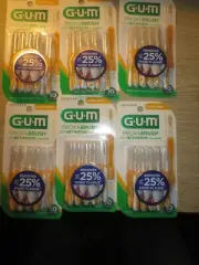 GUM SUNSTAR PROXABRUSH GO-BETWEENS CLEANER 6 PACK