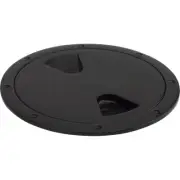Sea-Dog 335755-1 5" Screw-Out Deck Plate Marine ABS Watertight Access Port Black