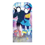 Song Contest Cardboard Stand in / Standee / Standup - Great for party photos