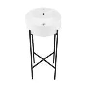 Swiss Madison SM-CS800 Monaco 15-3/4" Circular Ceramic Console - Black