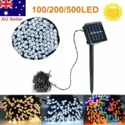 100/200/300/500 LED Solar Powered / Plug In Fairy String Lights Garden Christmas