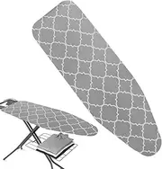Ironing Board Cover, Ironing Board Cover for Steam Generator Iron, Scorch Resistant Durables Iron Pad Covers, Cotton Iron Board Pad with Elastic Edge