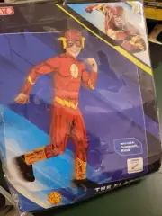 Rubies DC The Flash MUSCLE CHEST Costume, Size L, 10-12, New!