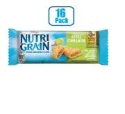 Nutri-Grain Apple Cinnamon Soft Baked Breakfast Bars 1.3oz (Pack of 16)