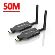 50m Wireless Audio Video Transmitter Receiver Adapter HDMI Extender HD 1080P TV