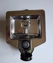 2PCS Central Locking Handle, Electrically Operated Recessed Folding 12V/24V Lock