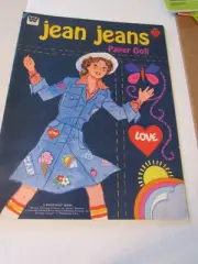 Jean Jeans Paper Doll Western Publishing Whitman 1975 New Uncut