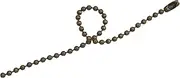 Wuuycoky Metal Bronze 2mm Diameter Ball Chain 120mm Bead Chain for Pendant Pack of 30