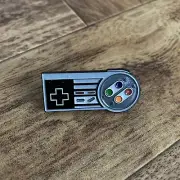 NES Super Nintendo Collaboration Enamel Lapel Pin Retro
